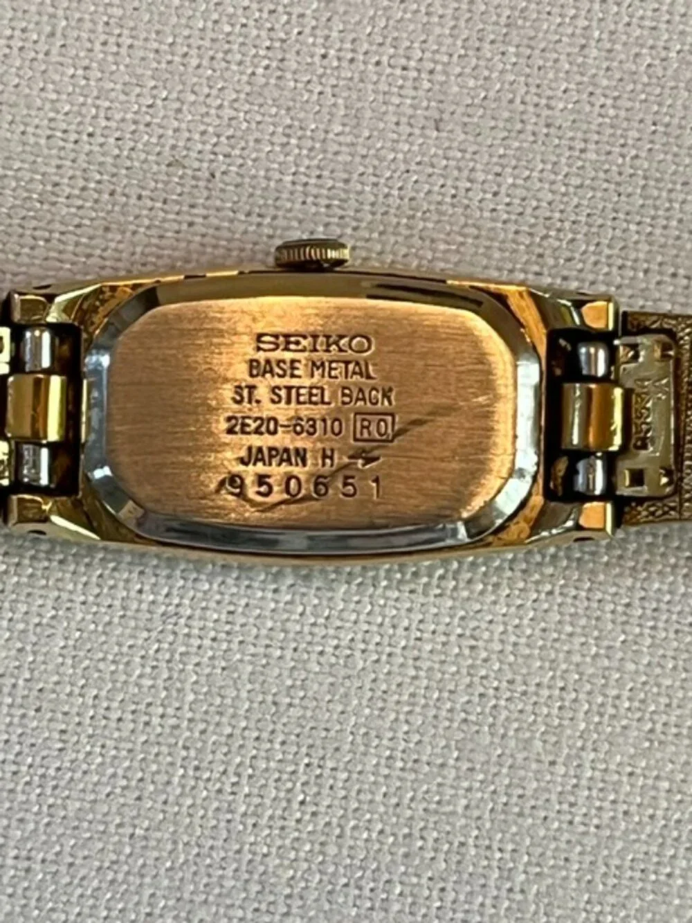 SEIKO | Two-Tone Chrome and Gold-Plated finish Cocktail watch-Working!